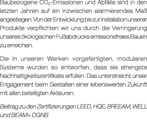 Baubezogene CO2-Emissionen und Abf lle sind in den letzten Jahren auf ein inzwischen alarmierendes Ma angestiegen. V...